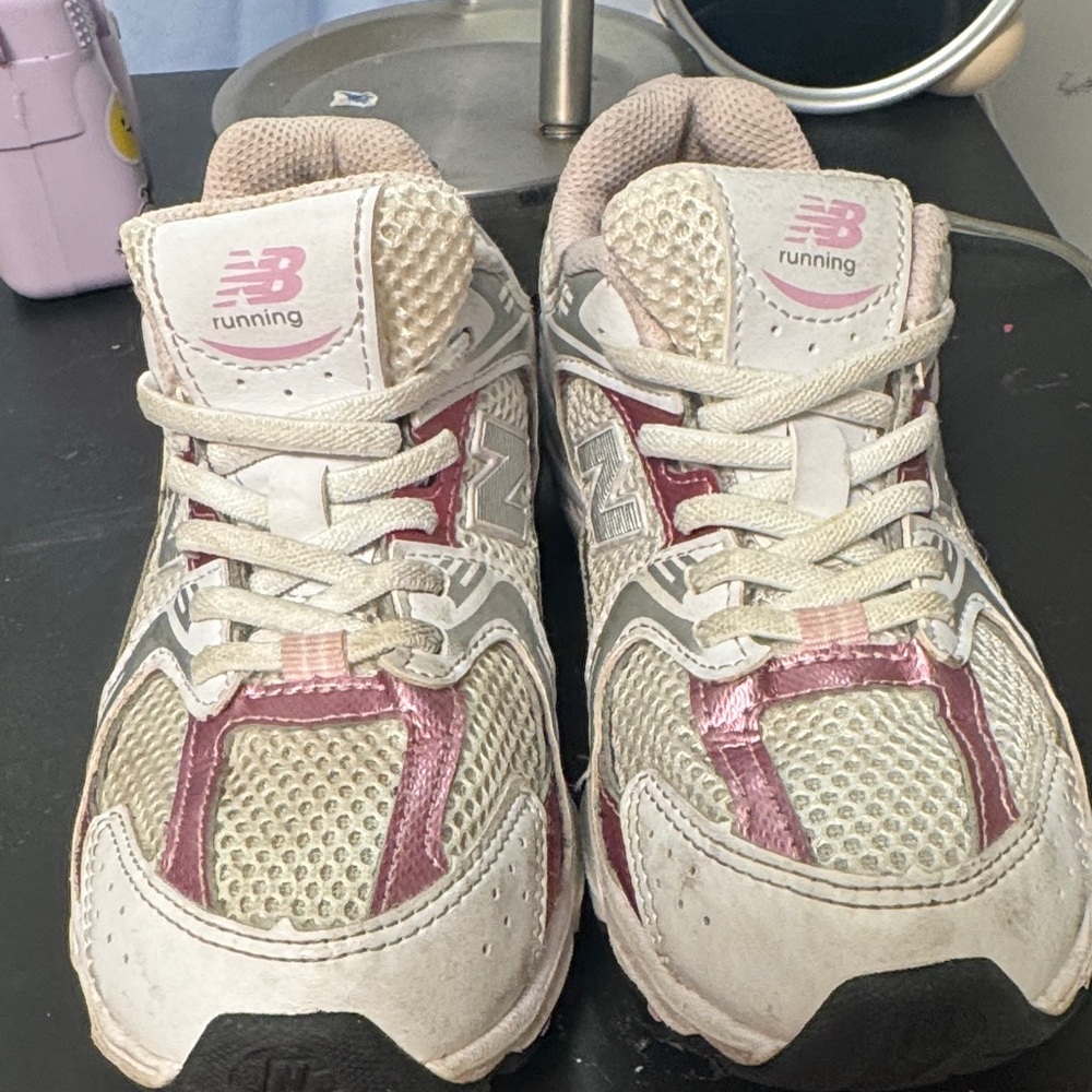 New Balance Kids Sneakers - Pink and White